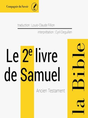 cover image of Le 2e livre de Samuel